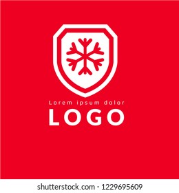 snowflake logo concept. Designed for your web site design, logo, app, UI