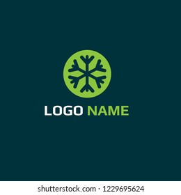 snowflake logo concept. Designed for your web site design, logo, app, UI