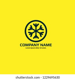 snowflake logo concept. Designed for your web site design, logo, app, UI