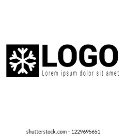 snowflake logo concept. Designed for your web site design, logo, app, UI