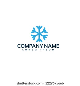 Winter Logo Blizzard Icon Snowflake Illustration Stock Vector (Royalty ...