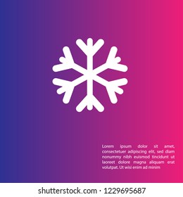 snowflake logo concept. Designed for your web site design, logo, app, UI