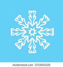 Logotipo Snowflake em conceito de linha elegante e minimalista, design agradável para qualquer negócio e empresa.