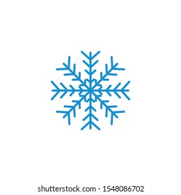 snowflake logo icon vector illustration design template