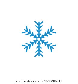 snowflake logo icon vector illustration design template