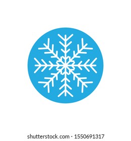 snowflake logo icon vector illustration design template
