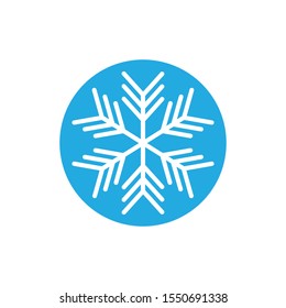 snowflake logo icon vector illustration design template