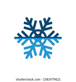 Snowflake Logo vector, Christmas Holiday snowflake picture, snowflake app icon, Snowflake illustration Design.