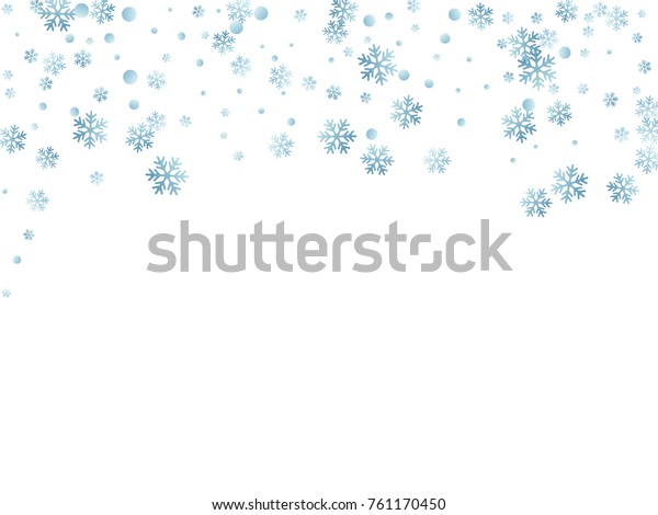 雪片マクロベクターイラスト 雪片紙吹雪カオスティックスキャッターカード 青と白 冬のクリスマスの雪の背景 落ち葉と飛ぶ冬の物語のベクター画像の背景 のベクター画像素材 ロイヤリティフリー