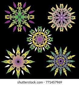 Snowflake of Mardi Gras