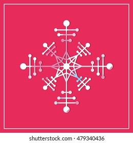 snowflake merry christmas image