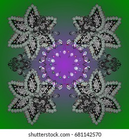 Snowflake mosaic icon. snow flake sign isolated background. Flat design. Vector illustration. Symbol winter, frozen, Christmas, New Year holiday. Graphic element decoration.