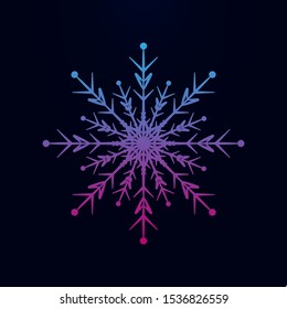 Snowflake nolan icon. Simple thin line, outline vector of snowflake icons for ui and ux, website or mobile application