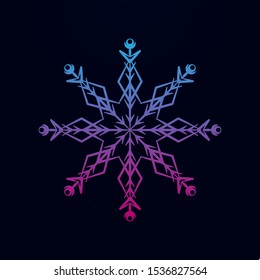 Snowflake nolan icon. Simple thin line, outline vector of snowflake icons for ui and ux, website or mobile application
