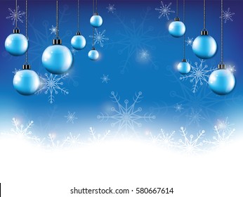 snowflake on background and in vector