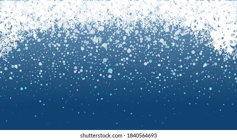 Snowflake sobre fondo azul - vector de stock