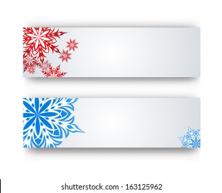 snowflake on a paper background. Vector. EPS 10
