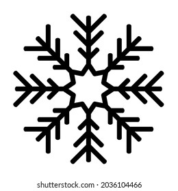 snowflake on a white background