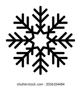 snowflake on a white background