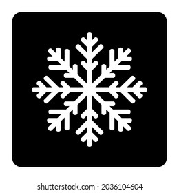 snowflake on a white background