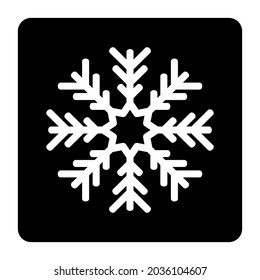 snowflake on a white background