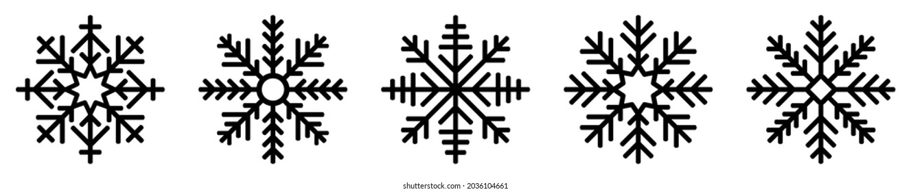 snowflake on a white background