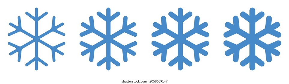 copo de nieve sobre fondo blanco