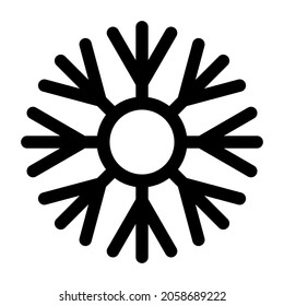 snowflake on a white background