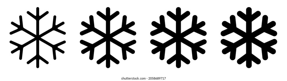 snowflake on a white background