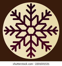 copo de nieve sobre fondo blanco, fondo decorativo con motivos ornamentales redondos (mandala). Elemento de diseño de estilo indio. Ilustración vectorial.

