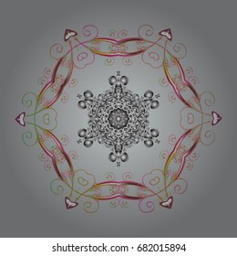 Snowflake ornament object. 
