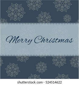 snowflake ornament pattern stripe banner