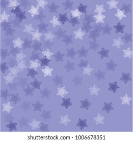 Snowflake ornament which consists of isolated elements. Stylish, consist of beautiful elements in snowflake ornament. Can be used as print, wallpaper, cards, poster, logo, background