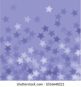 Snowflake ornament which consists of isolated elements. Stylish, consist of beautiful elements in snowflake ornament. Can be used as print, wallpaper, cards, poster, logo, background