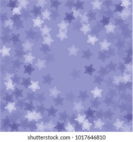 Snowflake ornament which consists of isolated elements. Stylish, consist of beautiful elements in snowflake ornament. Can be used as print, wallpaper, cards, poster, logo, background