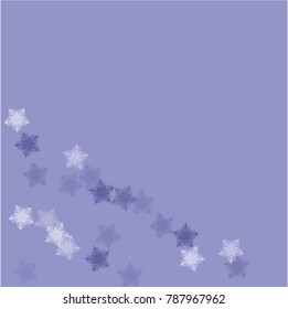 Snowflake ornament which consists of isolated elements. Stylish, consist of beautiful  elements in snowflake ornament. Can be used as print, wallpaper, cards, poster, logo, background