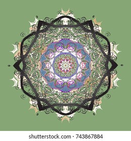 Snowflake ornamental background