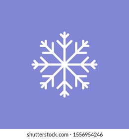 Snowflake Outline Icon with Soft Color, Vector Editable