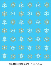 snowflake pattern