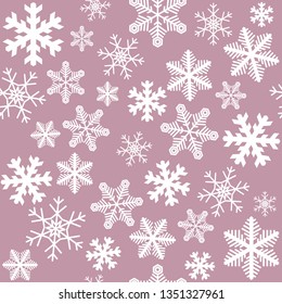 Snowflake pattern background