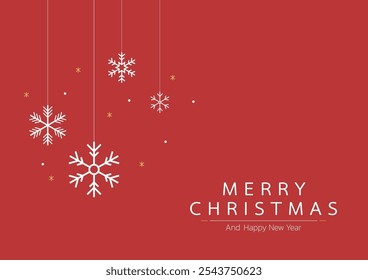 Snowflake pattern background for Christmas day and Happy new year. Snowflake pattern vector. free space for text.