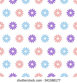Snowflake pattern seamless-color snowflake on the white background