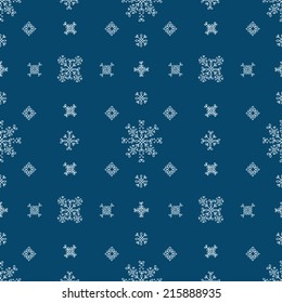 Snowflake pattern. Snow image. Snowflakes illustration.Snowflake seamless pattern. Christmas snowflake seamless vector pattern.