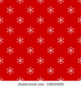 Snowflake pattern. Snowflakes isolated on background. Seamless pattern. Winter background