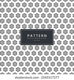 Snowflake pattern template graphic design. Vector illustration