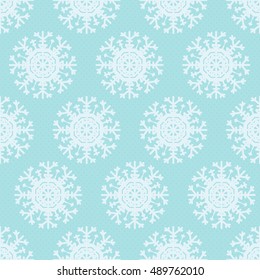 Snowflake Pattern - Snowflake vector pattern.