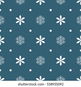 Snowflake Pattern - Snowflake vector pattern.