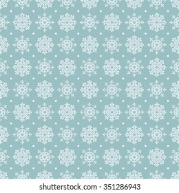 Snowflake Pattern - Snowflake vector pattern. Christmas And New Year theme