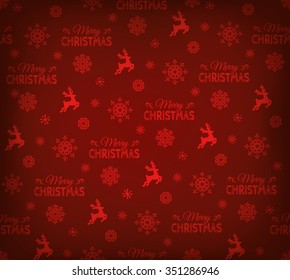 Snowflake Pattern - Snowflake vector pattern. Christmas And New Year theme