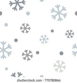 Snowflake pattern, vector illustration.